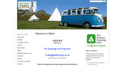 Desktop Screenshot of hillfort-tipis.co.uk